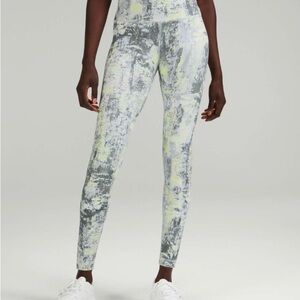 Lululemon size 6 Wunder Train high rise tights Everlux